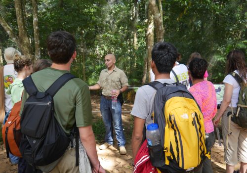 Running day 1 of a field course with an SFS study abroad group.